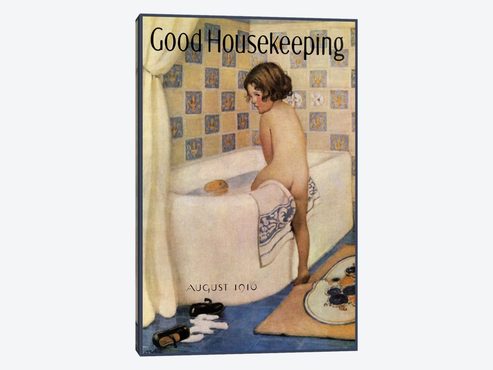 Good Housekeeping I by Vintage Apple Collection 1-piece Canvas Print