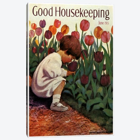 Good Housekeeping III Canvas Print #VAC739} by Vintage Apple Collection Canvas Art Print