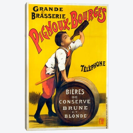 Pignoux Bourges Canvas Print #VAC769} by Vintage Apple Collection Canvas Artwork