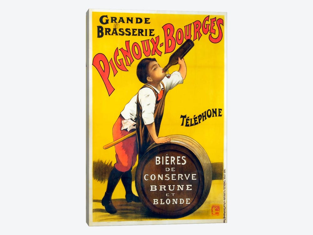 Pignoux Bourges by Vintage Apple Collection 1-piece Canvas Art