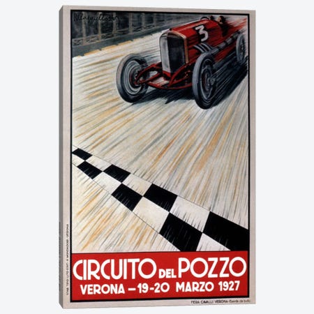 Circuit del Pozzo Italy Canvas Print #VAC802} by Vintage Apple Collection Canvas Art Print