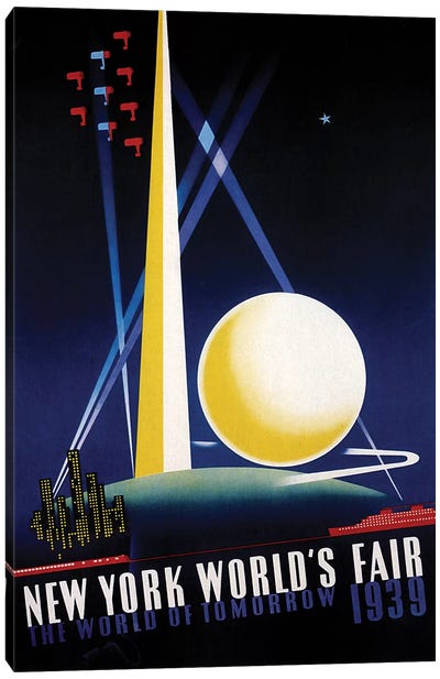 Worlds Fair Canvas Art Print - Vintage Posters