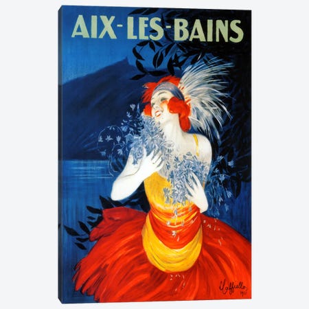 Aix Les Bains Canvas Print #VAC966} by Vintage Apple Collection Canvas Print