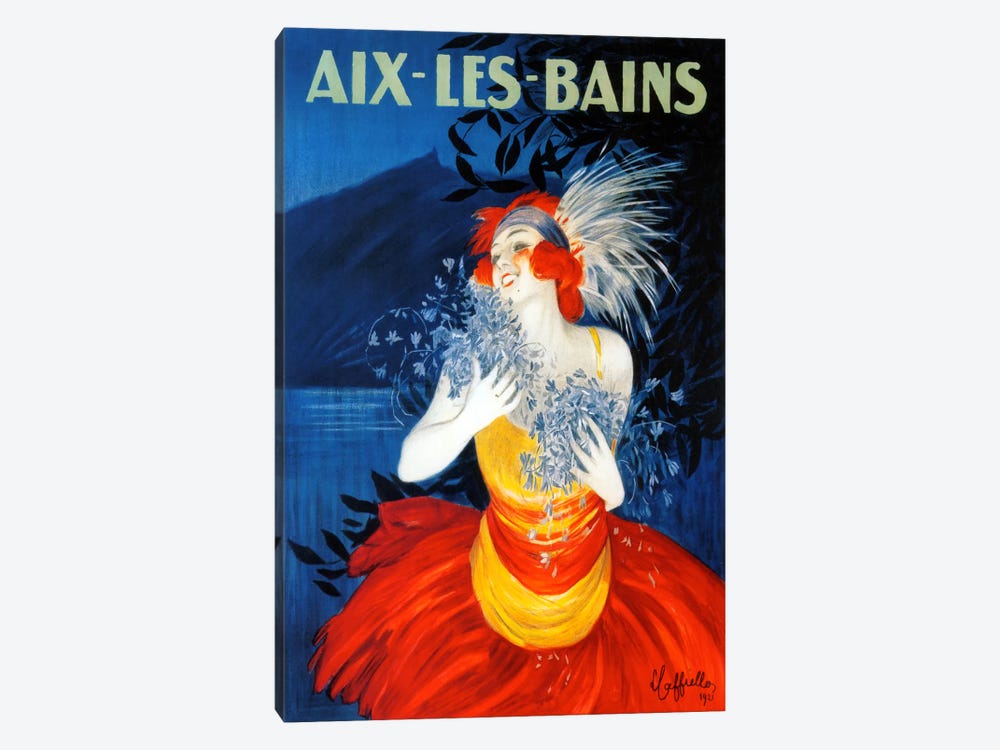 Aix Les Bains by Vintage Apple Collection 1-piece Canvas Artwork