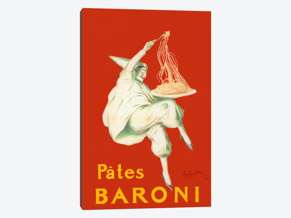Cappiello Pates Baroni by Vintage Apple Collection 1-piece Canvas Print