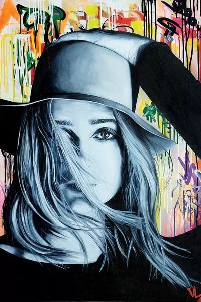 Val Escoubet: Hat Face by Val Escoubet