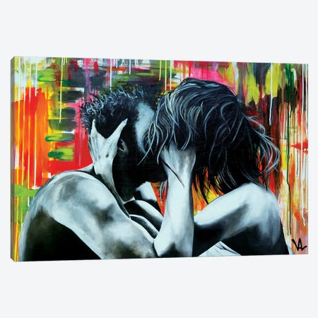 Love For Ever Canvas Print #VAE11} by Val Escoubet Canvas Artwork