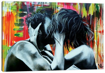 Love For Ever Canvas Art Print - Val Escoubet