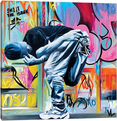 The Colors Of The Street Canvas Art Print - Rap & Hip-Hop Art
