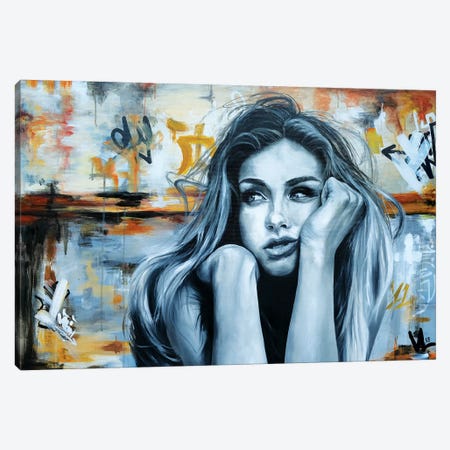 Thoughtful Mood Canvas Print #VAE28} by Val Escoubet Art Print