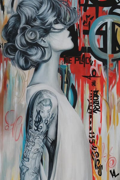 Women's Tops: The place of mine by Val Escoubet