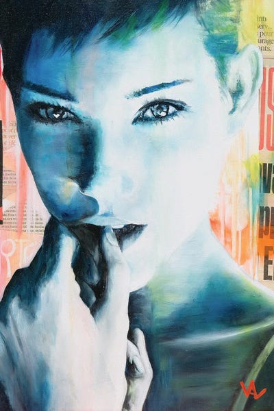 Summer light by Val Escoubet canvas print