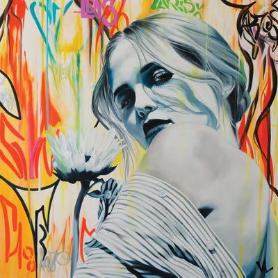 Je T'Aime, Un Peu, Beaucoup ... by Val Escoubet canvas print