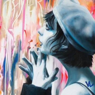 Au Pays Des Merveilles by Val Escoubet canvas print