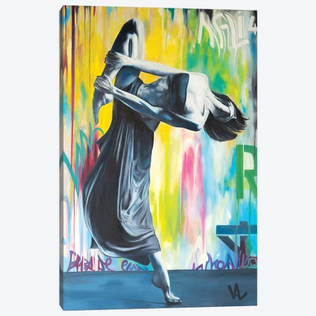 Entrez Dans La Danse ! Canvas Print #VAE45} by Val Escoubet Canvas Artwork