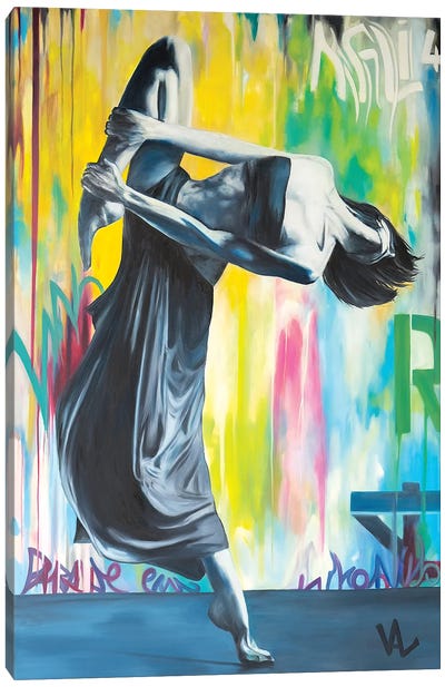 Entrez Dans La Danse ! Canvas Art Print - Val Escoubet