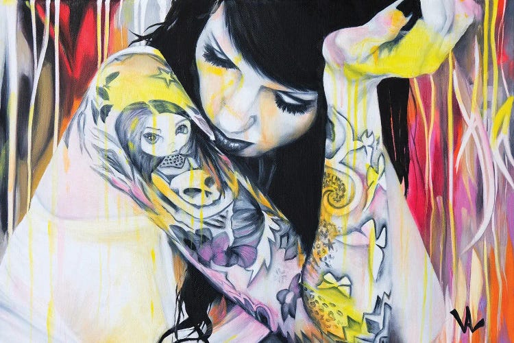 Sous Les Néons by Val Escoubet wall art