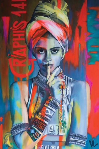 L'Affranchie by Val Escoubet canvas print