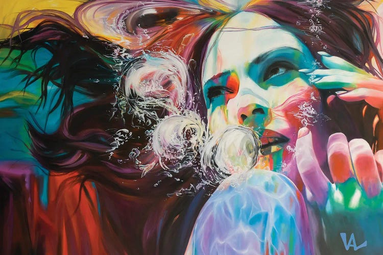 The World Of Silence by Val Escoubet wall art