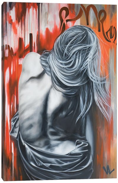 Body In Freedom Canvas Art Print - Val Escoubet