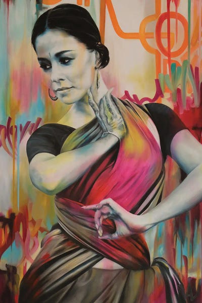 Indian Décor: Face Of India by Val Escoubet