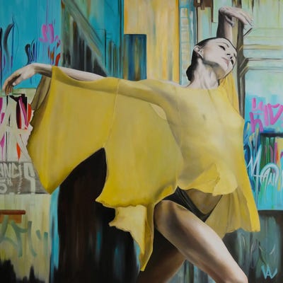 L'Envol by Val Escoubet canvas print