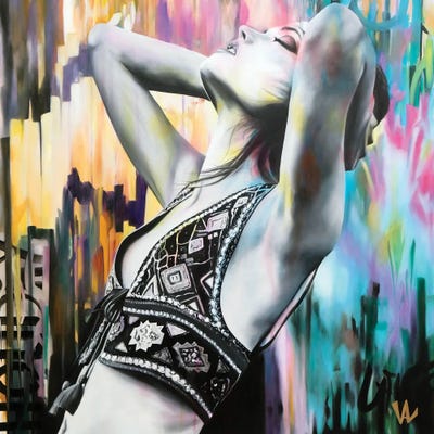 Le Boléro by Val Escoubet canvas print