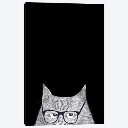 Intelligent Cat Canvas Print #VAK100} by Valeriya Korenkova Canvas Art Print