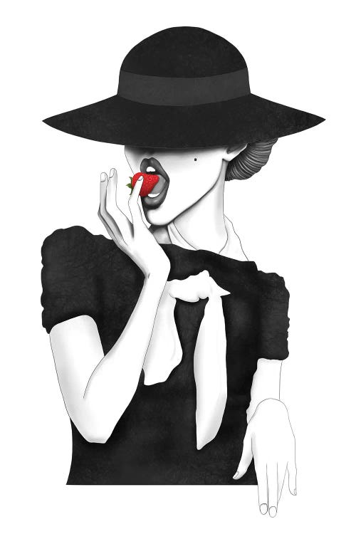 Juicy Strawberry by Valeriya Korenkova wall art