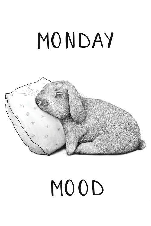 Monday Mood by Valeriya Korenkova wall art