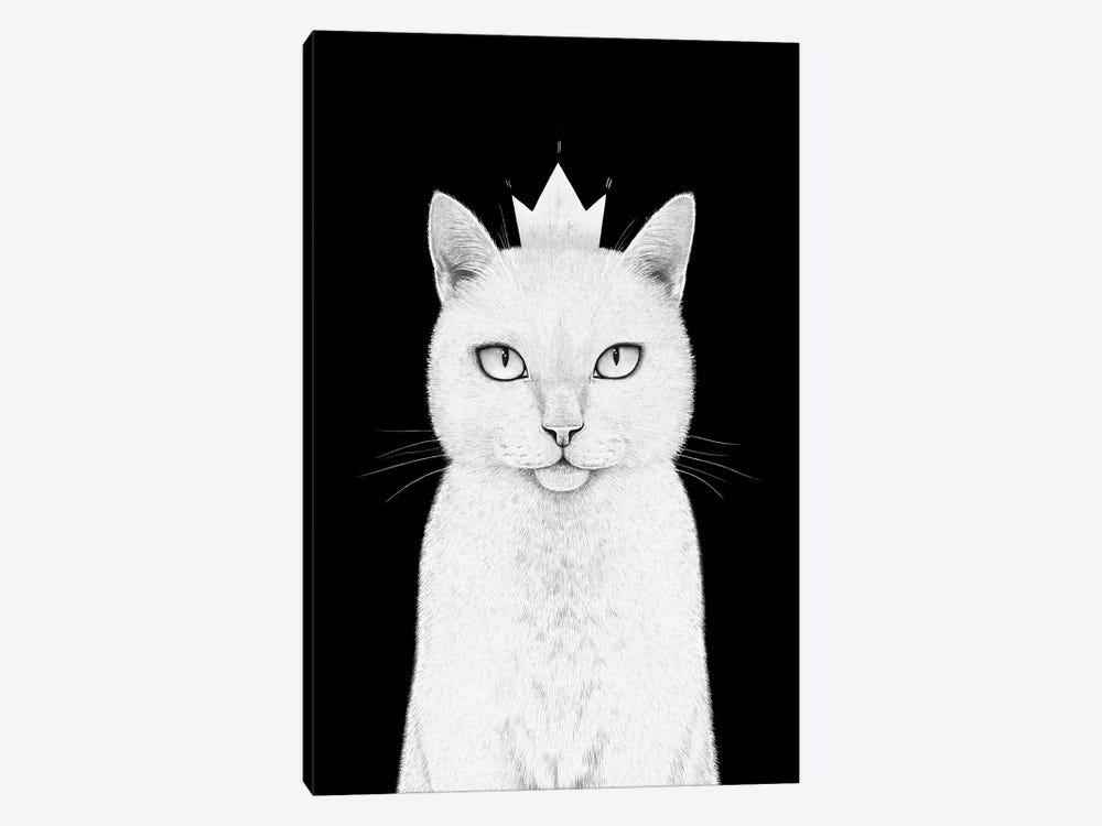 Queen Cat by Valeriya Korenkova 1-piece Canvas Print