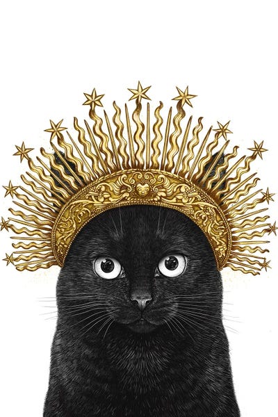 Seasonal Glam: Queen Of Black Cats by Valeriya Korenkova