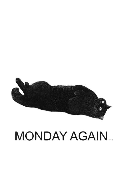 Monday Again by Valeriya Korenkova wall art