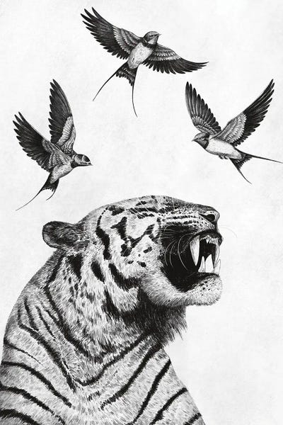 Flight Of The Inner Bird by Valeriya Korenkova multi panel art