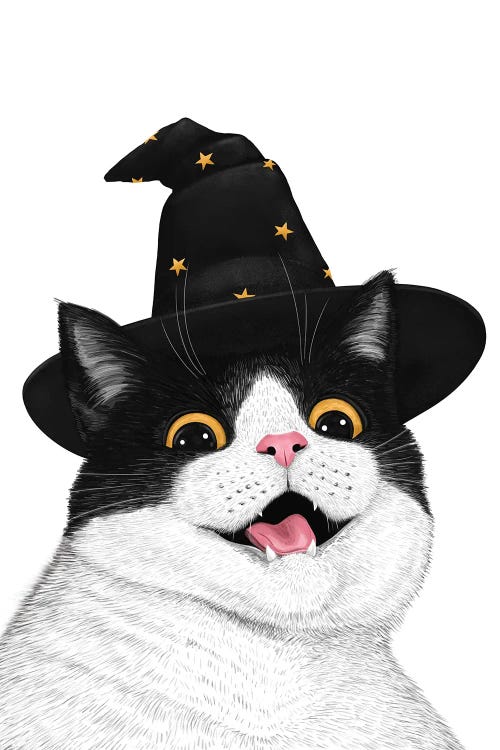 Halloween Cat by Valeriya Korenkova wall art