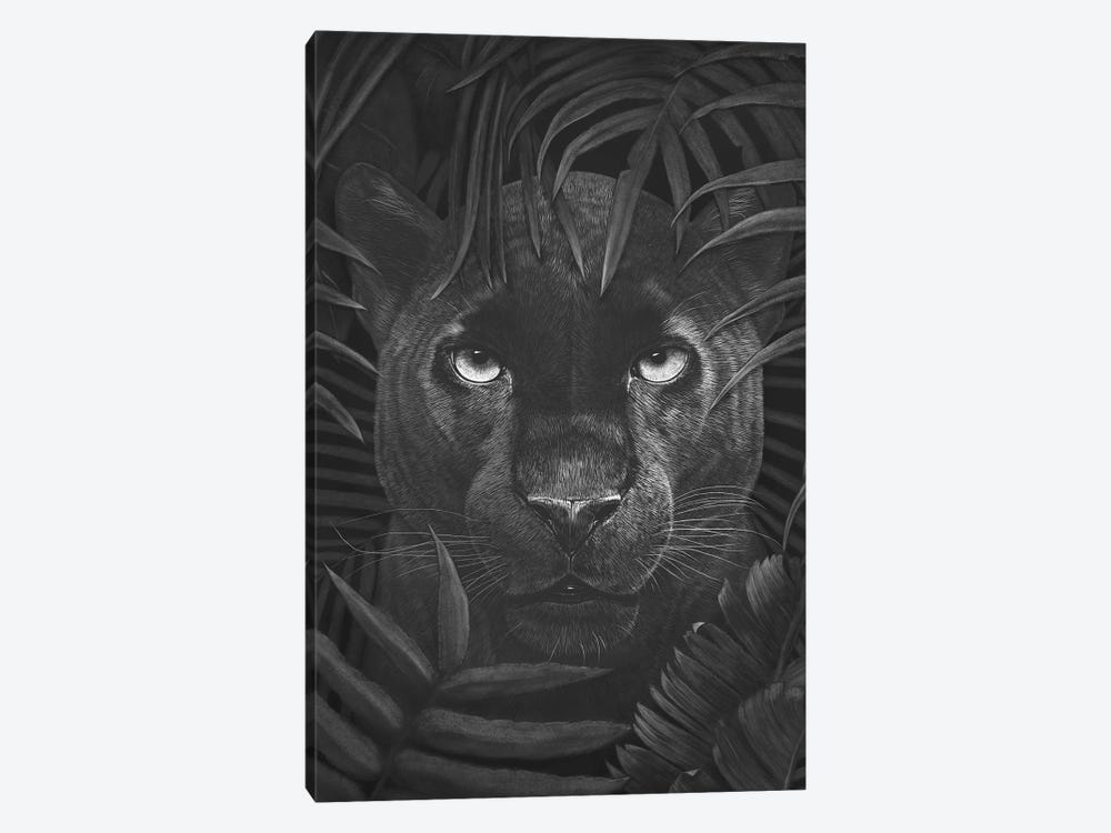 Panther In Jungle by Valeriya Korenkova 1-piece Canvas Art Print