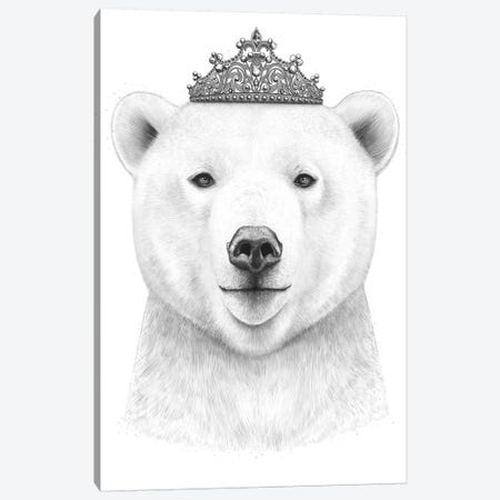 Queen Bear Canvas Print #VAK48} by Valeriya Korenkova Canvas Art Print