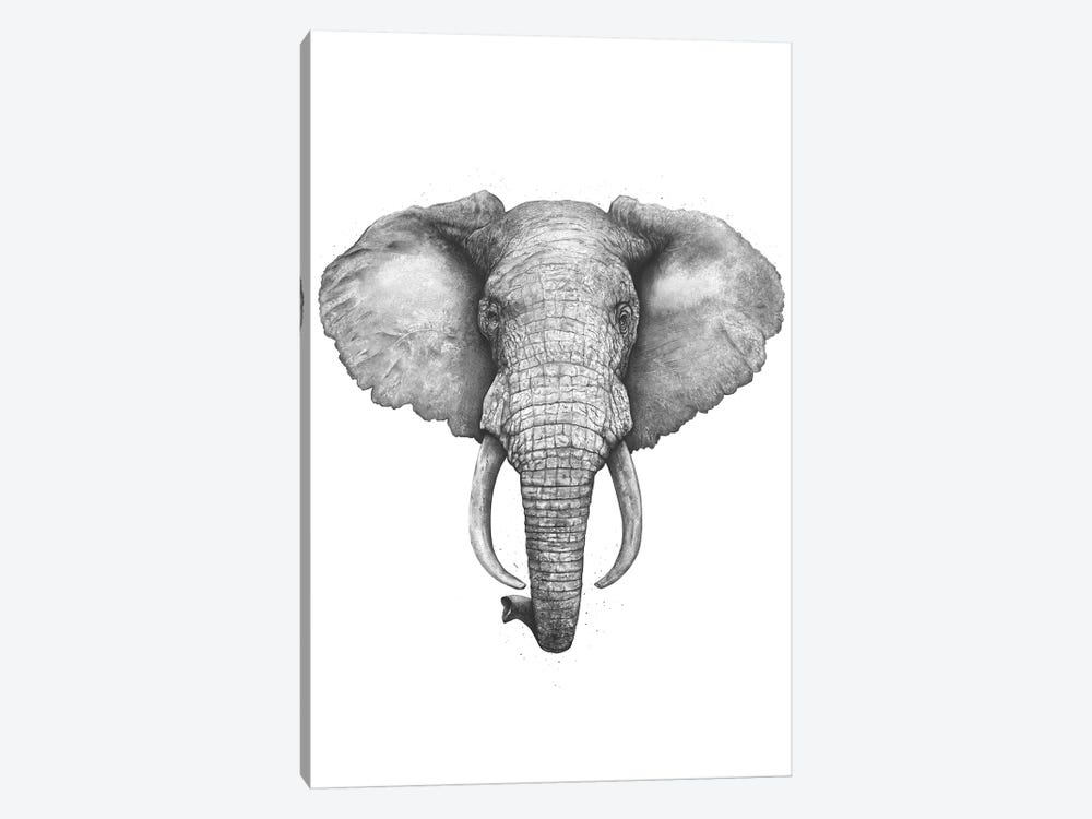 The Elephant by Valeriya Korenkova 1-piece Art Print