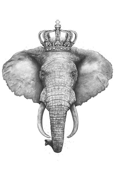 Crowns: The King Elephant by Valeriya Korenkova
