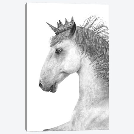 The King Horse Canvas Print #VAK61} by Valeriya Korenkova Art Print