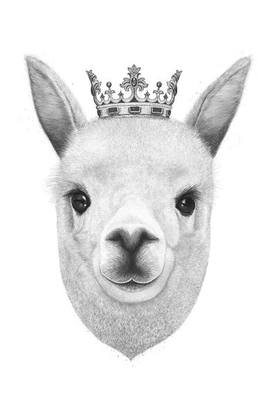 Crowns: The King Llama by Valeriya Korenkova