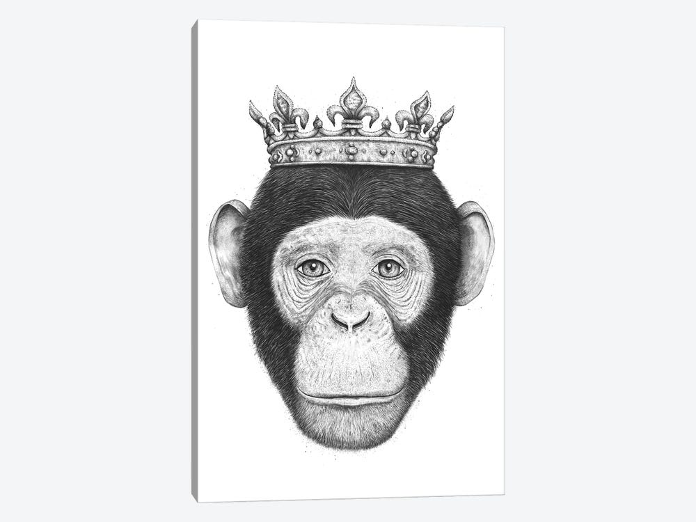 The King Monkey by Valeriya Korenkova 1-piece Canvas Print