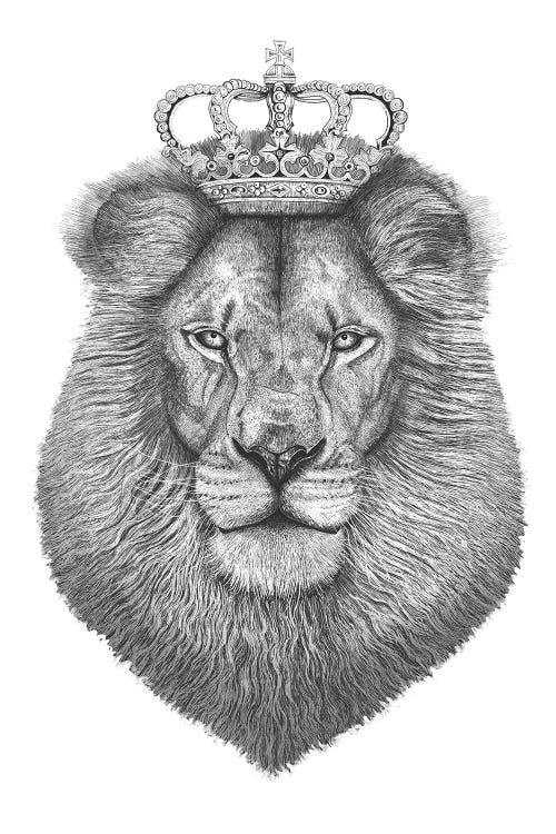 The Lion King by Valeriya Korenkova wall art