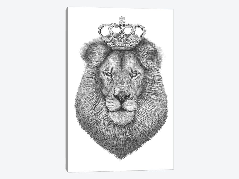 The Lion King by Valeriya Korenkova 1-piece Canvas Art Print