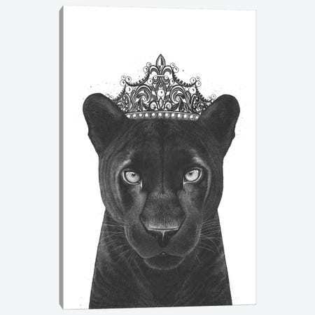 The Queen Panther Canvas Print #VAK74} by Valeriya Korenkova Canvas Art Print
