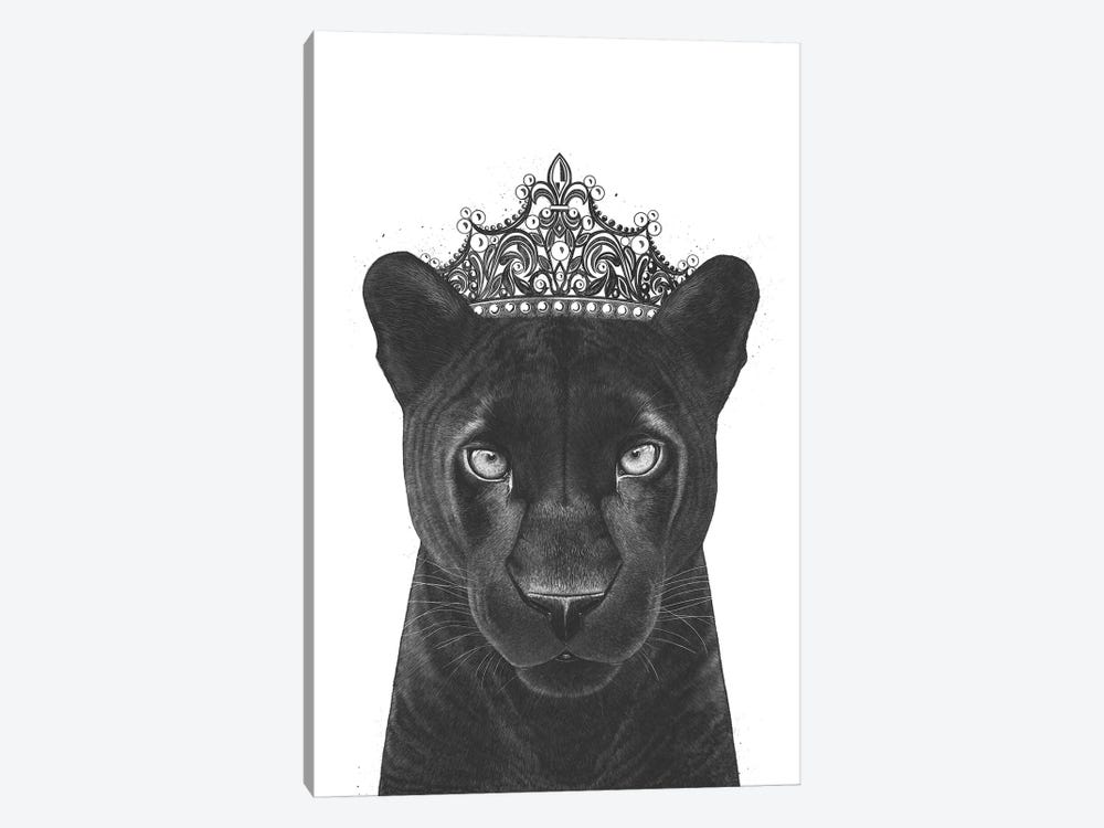 The Queen Panther by Valeriya Korenkova 1-piece Canvas Print