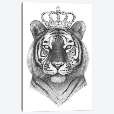 The Tiger King Canvas Print #VAK75} by Valeriya Korenkova Canvas Art Print