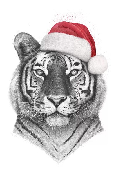 Christmas Animals: Christmas Tiger by Valeriya Korenkova