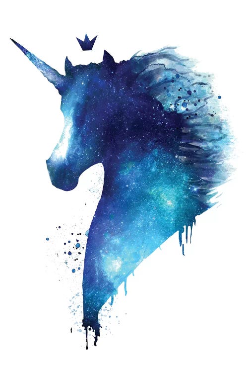 Cosmic Unicorn by Valeriya Korenkova wall art