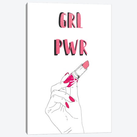 Girl Power Canvas Print #VAK97} by Valeriya Korenkova Canvas Art Print